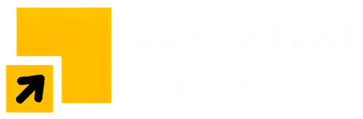 logo blockchain for africa blanc